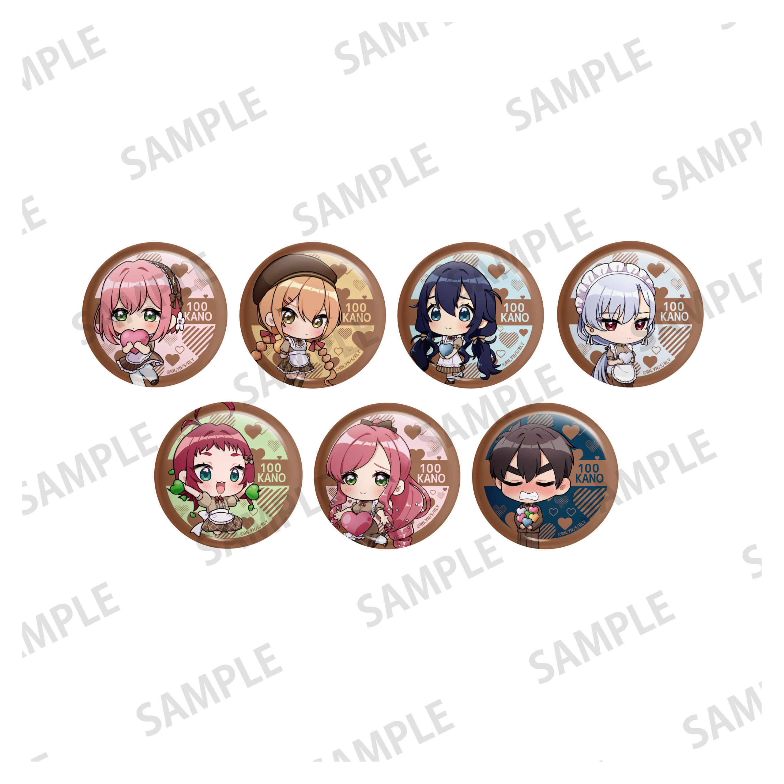 ミニキャラランダム缶バッジ（POP UP SHOP in 新宿マルイ メン 