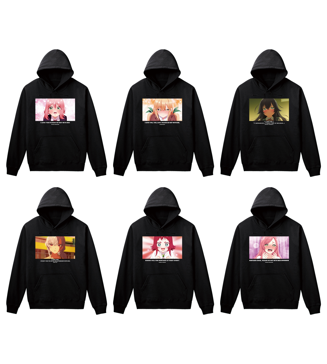 君のことが大大大大大好きな100人の彼女 告白場面写パーカー セット 100kano_parker_official.jpg