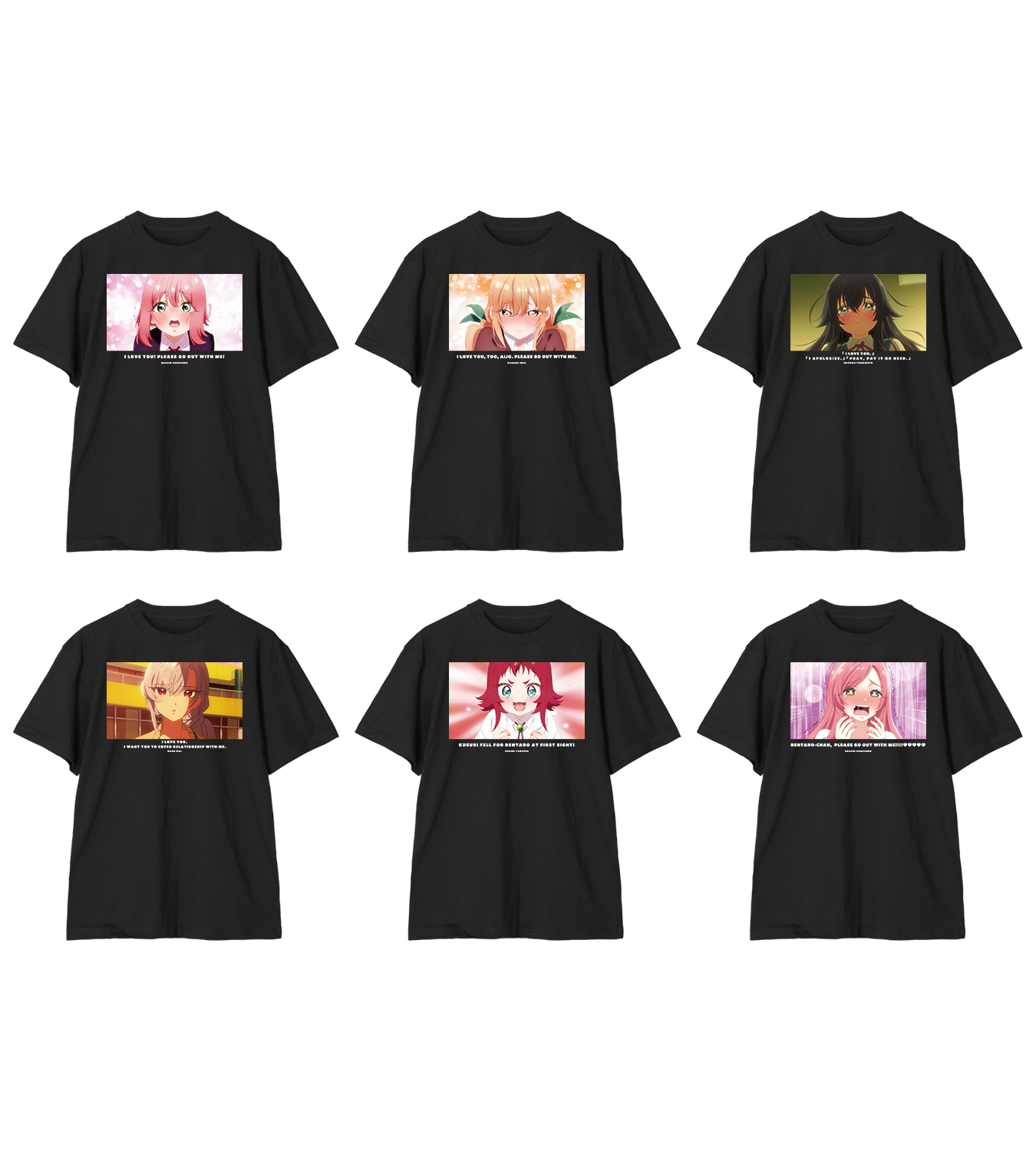 告白場面写Tシャツ | goods | TVアニメ「君のことが大大大大大好きな