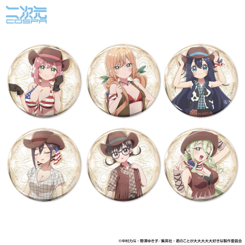 描き下ろし65mm缶バッジ カウガールVer.（キュアメイドカフェ