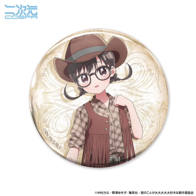描き下ろし65mm缶バッジ カウガールVer.（キュアメイドカフェ