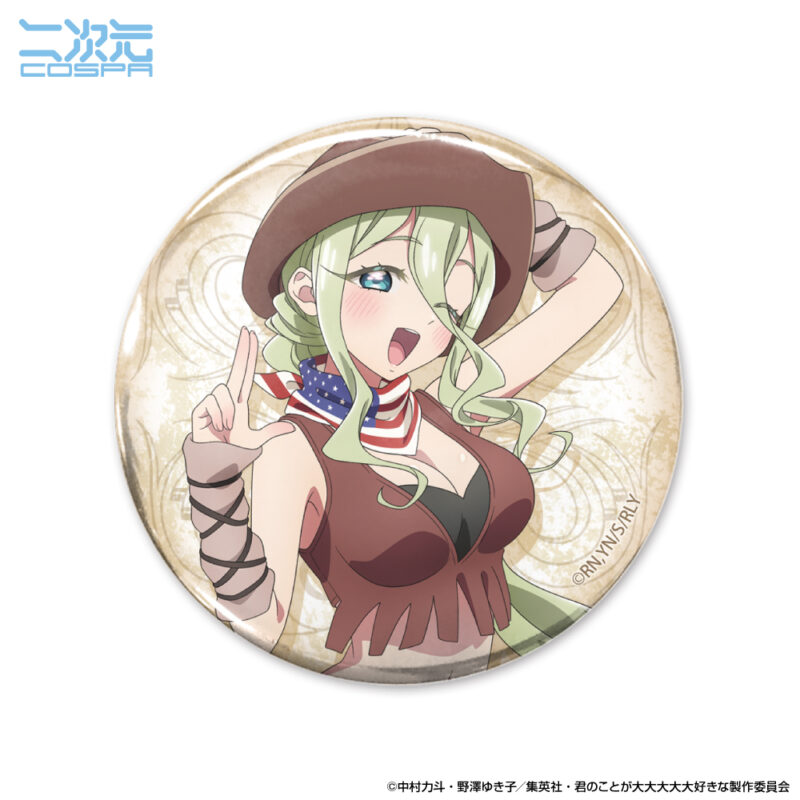 描き下ろし65mm缶バッジ カウガールVer.（キュアメイドカフェ