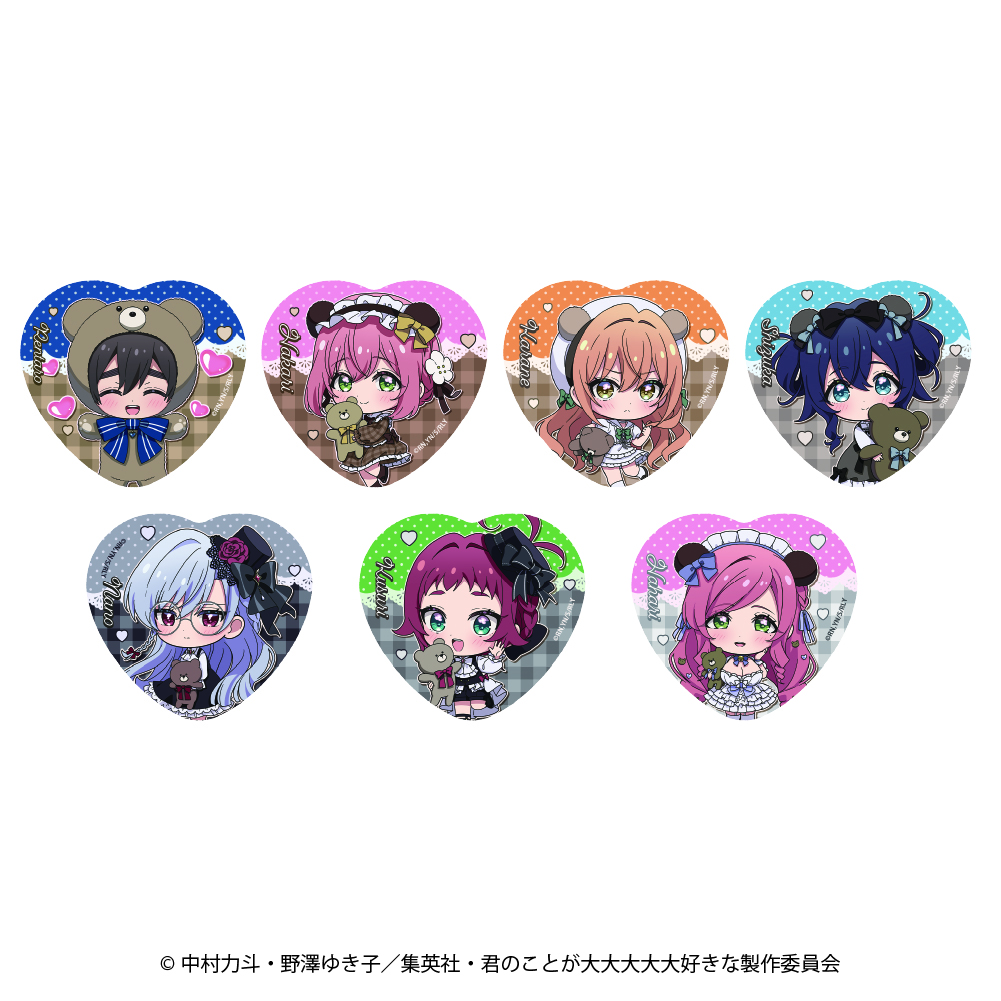 ぷちちょこトレーディングハート缶バッジ（くまロリィタ） | goods