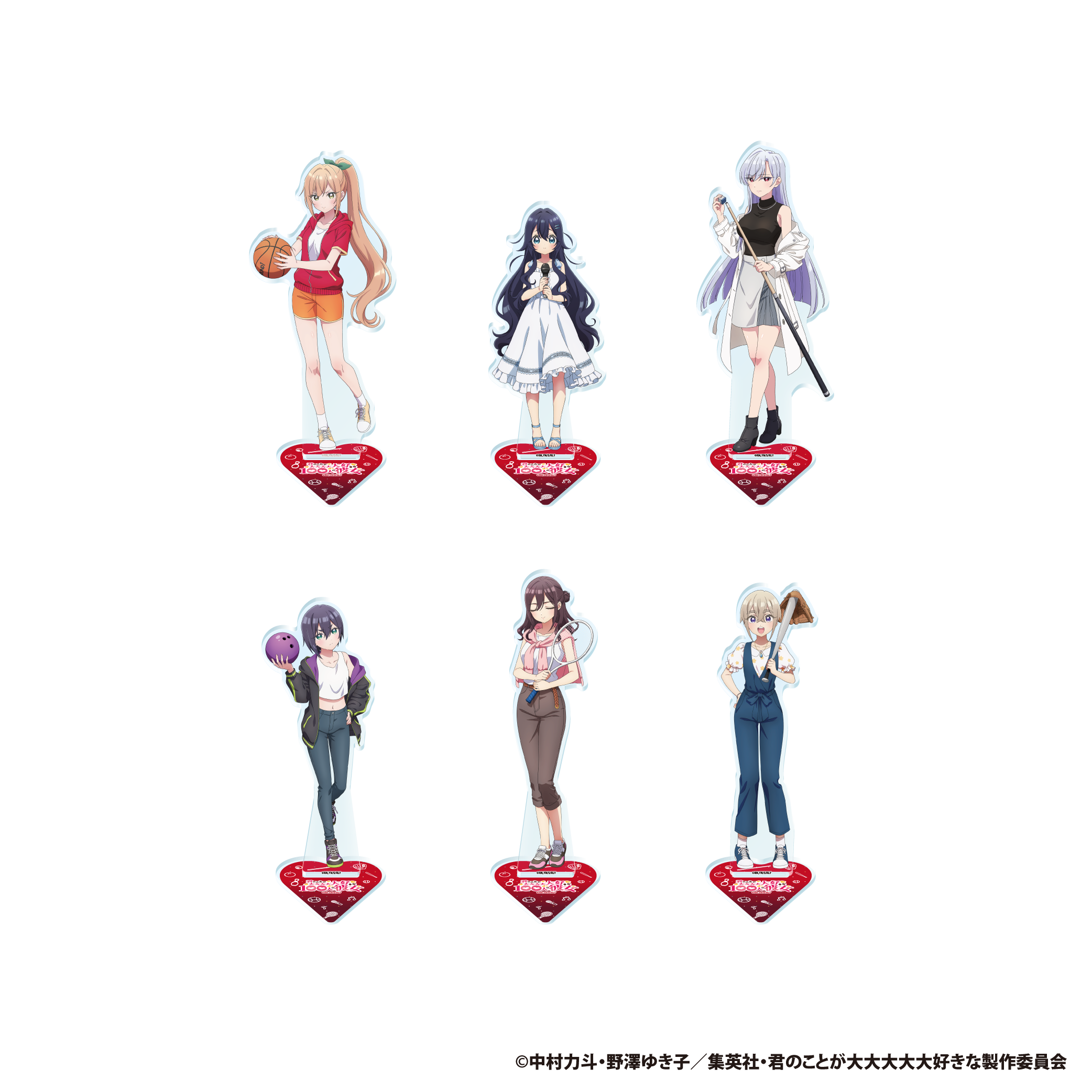 描き下ろしアクリルスタンド (ラウンドワン) | goods | TVアニメ「君の